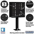 3312-black Salsbury Cluster Mailbox Unit Pedestal 737212277448