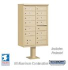 3313 Salsbury Industries Door Cbu Cluster Box Unit Includes Pedestal Usps