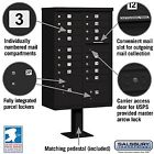 3316-black Salsbury Cluster Mailbox Unit Usps Access Size Doors 737212277509