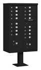 3316blk-p Salsbury Industries Cluster Box Unit Doors Black 0820996443298