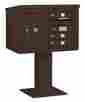 3405d-03brz Salsbury Industries Aluminum Pedestal Mailbox