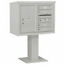 3406d-04gry Salsbury Industries Pedestal Mailbox Gray 820996476388