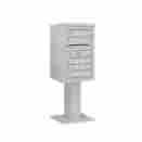 3407s-05gry Salsbury Industries 4c Pedestal Mailbox Single Column 5 Mb1 Doors Gray 820996455987