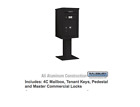 3407s-1pblk Salsbury Industries Pedestal Locking