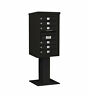 3408s-06blk Salsbury Industries Pedestal Mounted Units Door Front Load Horizontal Cluster