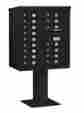 3409d-16blk Salsbury Industries 4c Pedestal Mailbox 9 Door High Unit Double Column 16 Doors