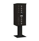 3410s-08blk Salsbury Industries Pedestal Mounted Units Door Front Load Horizontal Cluster