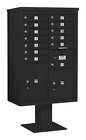 3413d-13blk Salsbury Industries Pedestal Mailbox Doors Black 0820996455062