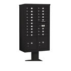 3415d-18blk Salsbury Industries Door Front Load Horizontal Cluster Box Unit With