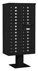 3415d-28blk Salsbury Industries 4c Pedestal Mailbox