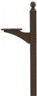 34930 Gibraltar Mailboxes Bronze Mailbox Post Landover Universal Compatible 4552163534930
