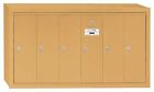 G7640787 3506bsu Salsbury Industries Brass Vertical 6 Mailbox Doors