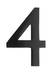 3582b3 4 In. Brass Floating House Number