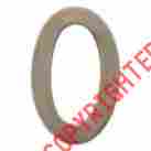 3585ab-7 Architectural Mailboxes 5 In Floating House Number Antique Brass 7 832794003703