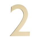 3585pb-2 Architectural Mailboxes Forged Brass House Number 832794005370
