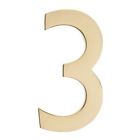 3585pb-3 Architectural Mailboxes Forged Brass House Number 832794005387