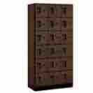 36368mah Salsbury Industries Designer Wood Locker Six Tier Box Style 3 Wide 6 Feet High