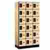 36368map Salsbury Industries Designer Wood Locker Six Tier Box Style 3 Wide 6 Feet High