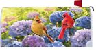 3638mm Custom Decor Blue Purple Pink Hydrangea Flower Cardinal Magnetic Mailbox