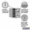 3704s-02afu Salsbury Industries 4c Horizontal Mailbox Aluminum Free Shipping 820996411853