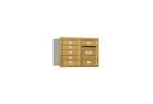 3705d-07grp Salsbury Industries Door Rear Loading Private Access Mailbox In Gold