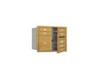 3706d-06gfu Salsbury Industries Door Front Loading Usps Access Mailbox In Gold