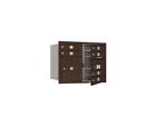 3706d-06zfu Salsbury Industries Door Front Loading Usps Access Mailbox In Bronze