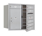 3707d-06afp Salsbury Industries Door Front Load Horizontal Mail Center With Parcel