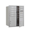 3710da-09afp Salsbury Industries Recessed Private Door Front Load Horizontal Mail Center