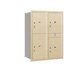 3711d-4psru Salsbury Industries 4c Horizontal Mailbox