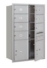 3713d-07afp Salsbury Industries Door Front Load Horizontal Mail Center With Parcel