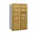 3713d-07gru Salsbury Industries 4c Horizontal Mailbox 13 Door High Unit 48 Inches Double Column 7 Mb2 Doors 820996452269
