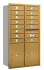3713d-14aru Salsbury Industries Door Rear Load Horizontal Mail Center With Parcel
