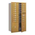 3715d-18gfu Salsbury Industries Mailbox Gold Lb Alum 0820996413055