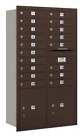 3715d-18zrp Salsbury Industries Horiz Mailbox Prvt Bronze Rl 0820996412003