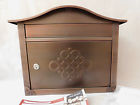 3720155m Architectural Mailboxes Bordeaux Locking Burnished Copper Wall Mount Mailbox