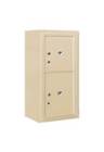 3809s-2psfp Salsbury Industries Horizontal Private Access Mailbox Unit In Sandstone Finish