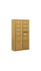 3816d-09gfu Salsbury Industries Usps Access Mailbox Unit In Gold Id