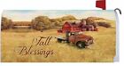 3856mm Custom Decor Scarecrow And Truck Magnetic Mailbox Cover 683963385669