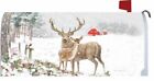 3872mm Custom Decor Winter Snow Deer Barn Cardinal Magnetic Mailbox Cover