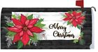 3880mm Custom Decor Christmas Poinsettia Magnetic Mailbox Cover 683963388066