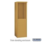 3907s-gld Salsbury Enclosure For Single Column Unit Gold Mailbox 820996453754