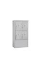 3910dx-4pafp Salsbury Industries Double Column Mailbox Unit In Aluminum Id