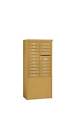 3911d-20gfu Salsbury Industries Door Usps Access Mailbox Unit In Gold Finish