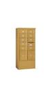 3915d-09gfp Salsbury Industries Doors Private Access Mailbox Unit In Gold Finish