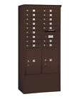 3915d-16afu Salsbury Industries Freestanding Usps Door Front Load Horizontal Mail Center