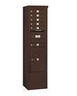 3915s-06afp Salsbury Industries Freestanding Private Door Front Load Horizontal Mail Center