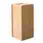 40004 Fixturedisplays Double Lock Wood Mdf Veneer Donation Box Tithing Fundraising Stand