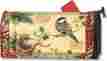 4029 Holiday Chickadee Magnet Works Mailwraps Magnetic Vinyl Mailbox Cover Christmas