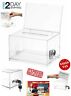 4045 Branded Adiroffice Acrylic Suggestion Donation Ballot Box 072443164045
